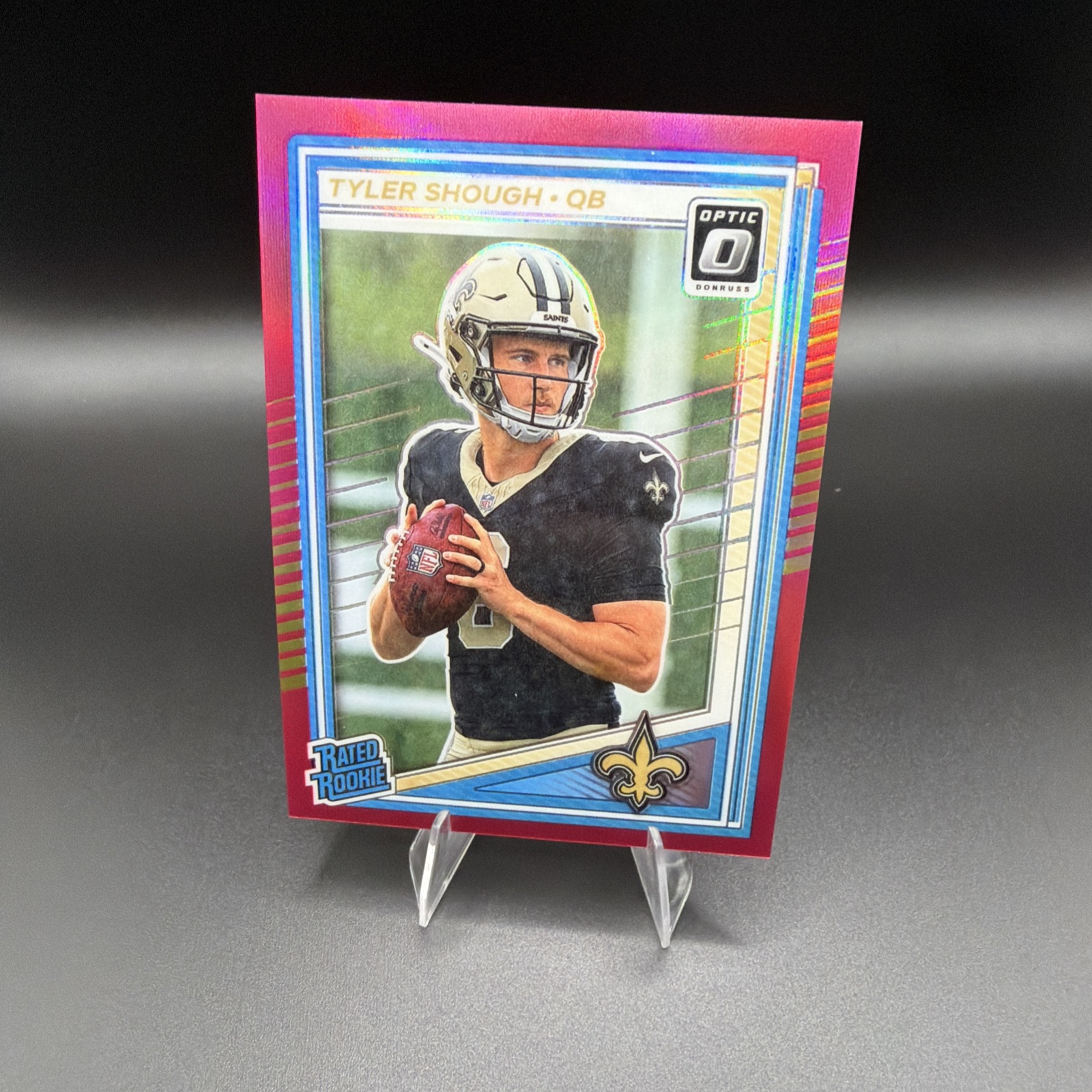 Tyler Shough Optic rookie card