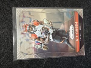 2015 Panini Prizm #197 A.J. Green Blue Wave Prizm #/150