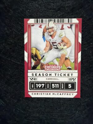 2020 Panini Contenders Draft Picks #17 Christian McCaffrey