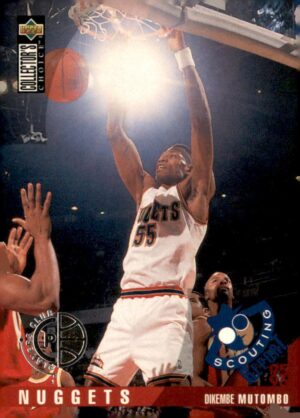 1995-96 Collector's Choice #327 Dikembe Mutombo