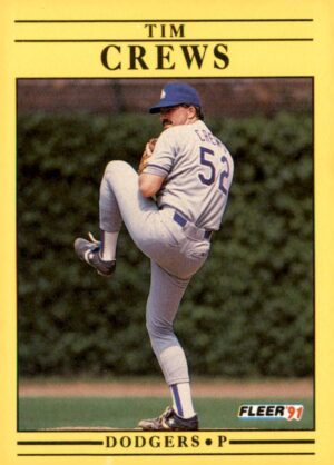 1991 Fleer #197b Tim Crews