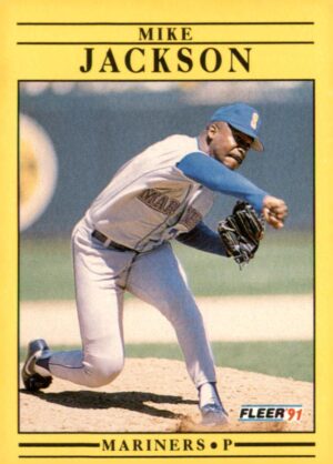 1991 Fleer #454b Mike Jackson
