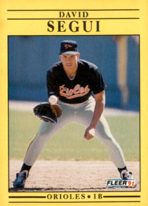 1991 Fleer #492b David Segui