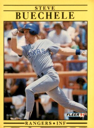 1991 Fleer #283 Steve Buechele