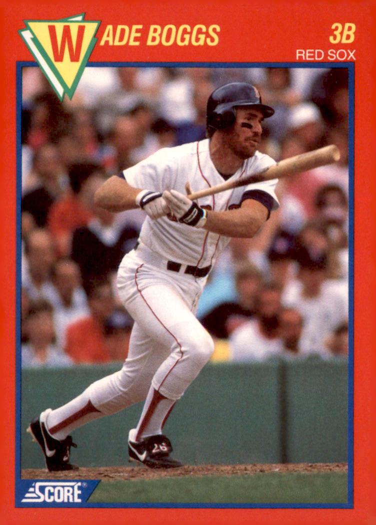 1989 Score Baseball's 100 Hottest Players #100 Wade Boggs