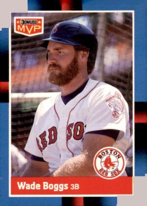 1988 Donruss #BC-7b Wade Boggs Bonus MVPs