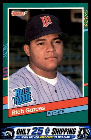 1991 Donruss #420b Rich Garces