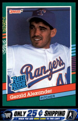 1991 Donruss #419b Gerald Alexander
