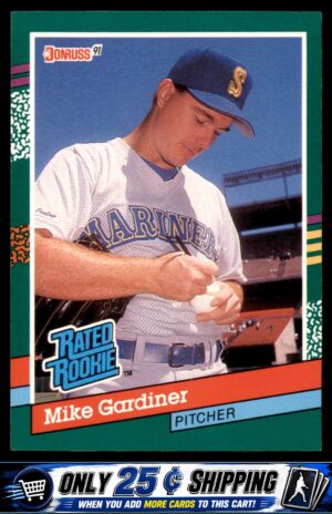 1991 Donruss #417b Mike Gardiner