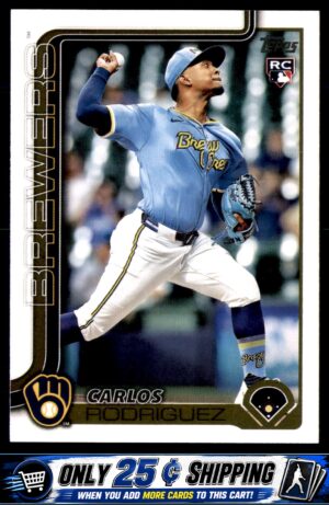 2025 Topps #16 Carlos Rodriguez #/2025