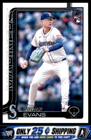 2025 Topps Update #US302 Logan Evans