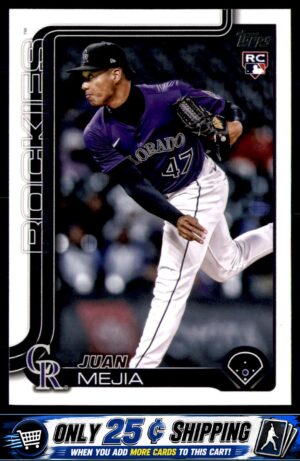 2025 Topps Update #US285 Juan Mejia