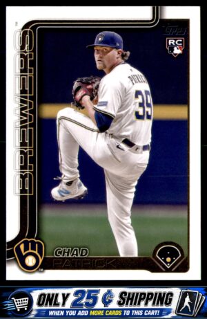 2025 Topps Update #US307 Chad Patrick