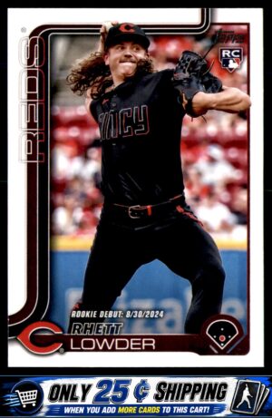2025 Topps Update #US318 Rhett Lowder