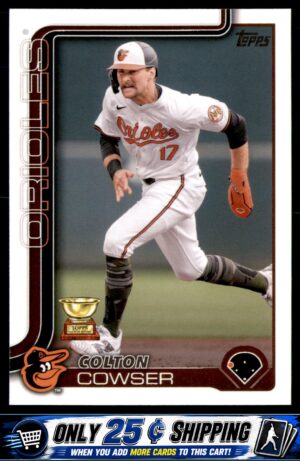 2025 Topps Baltimore Orioles #BAL-3 Colton Cowser