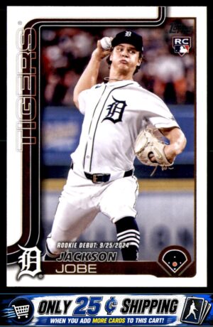2025 Topps Update #US193 Jackson Jobe