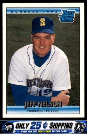 1992 Donruss #408b Jeff Nelson