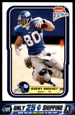2004 Fleer Platinum #73 Jeremy Shockey
