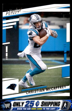 2022 Panini Prestige #40 Christian McCaffrey Xtra Points
