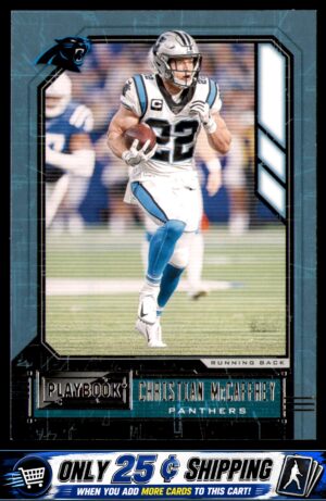 2020 Panini Playbook #81 Christian McCaffrey
