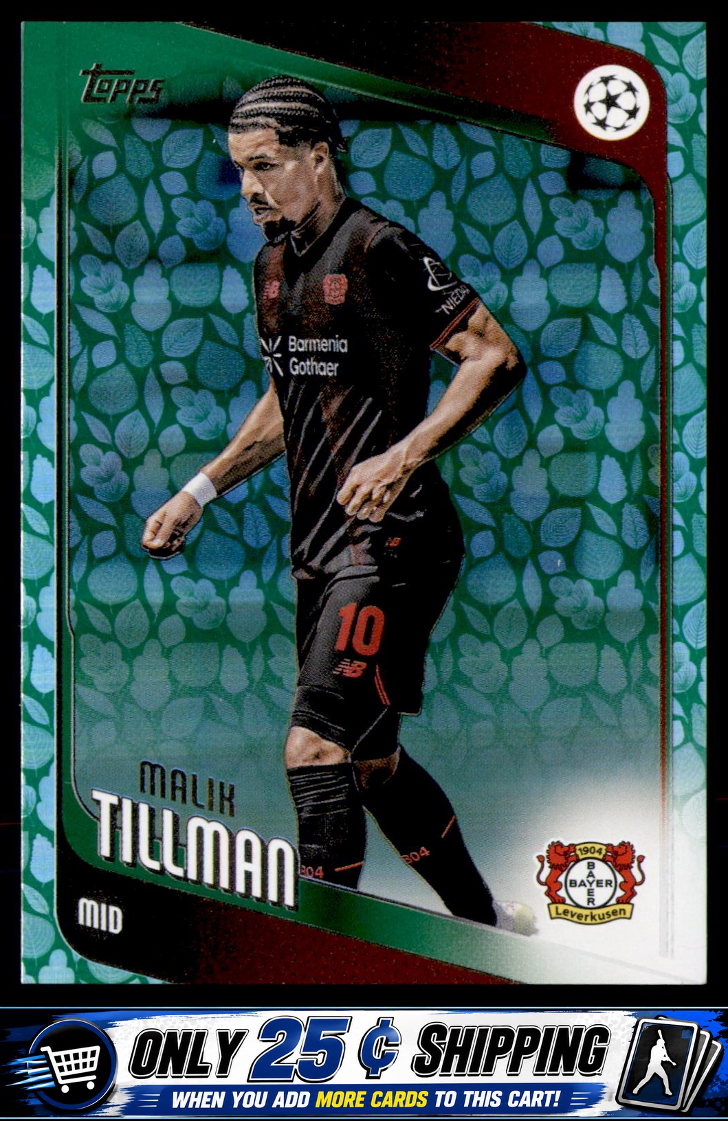 2025-26 Topps UEFA Club Competitions #24 Malik Tillman Spring