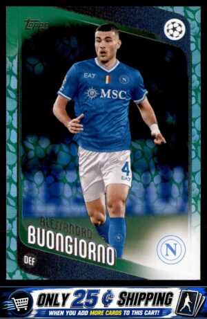 2025-26 Topps UEFA Club Competitions #171 Alessandro Buongiorno Spring