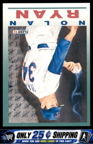 1992 Fleer #710 Nolan Ryan