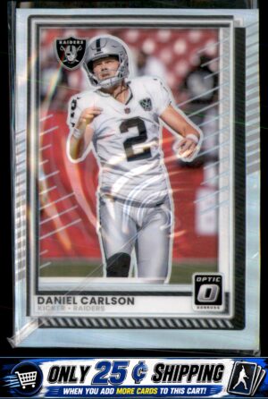 2025 Donruss Optic #163 Daniel Carlson Holo