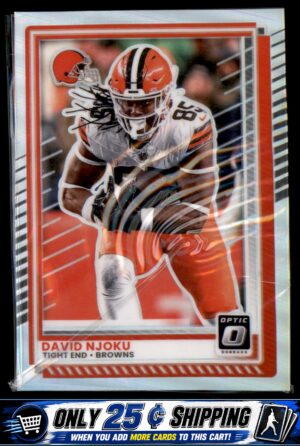 2025 Donruss Optic #76 David Njoku Holo