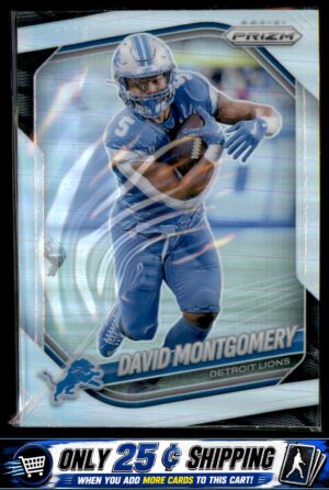 2025 Panini Prizm #164 David Montgomery Silver