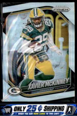 2025 Panini Prizm #66 Xavier McKinney Silver
