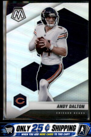 2021 Panini Mosaic #44 Andy Dalton Prizm Silver