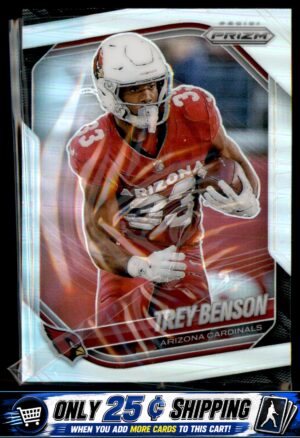 2025 Panini Prizm #69 Trey Benson Silver