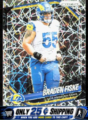 2025 Panini Prizm #144 Braden Fiske Lazer