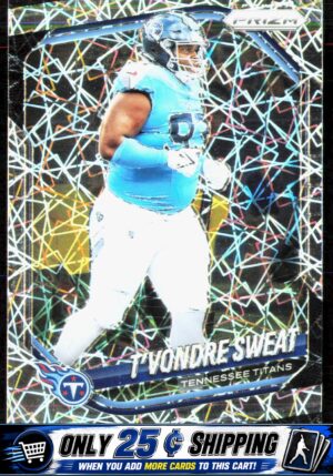 2025 Panini Prizm #80 T'Vondre Sweat Lazer