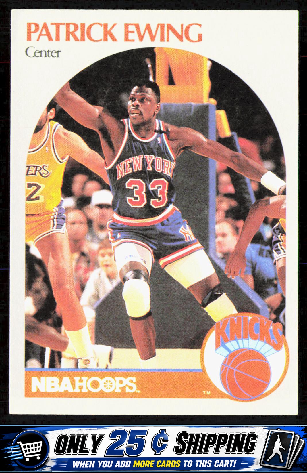 1990 Hoops Team Night New York Knicks #NNO Patrick Ewing