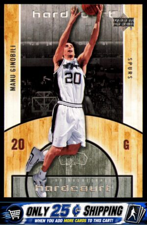 2005-06 Upper Deck Hardcourt #76 Manu Ginobili