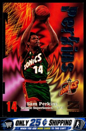 1997-98 SkyBox Z-Force #129 Sam Perkins
