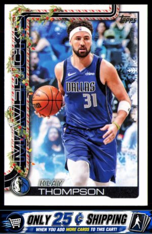 2025-26 Topps Holiday #H137 Klay Thompson