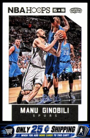 2015-16 Hoops #64 Manu Ginobili