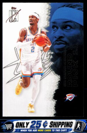 2025-26 Topps Signature Class #54 Shai Gilgeous-Alexander