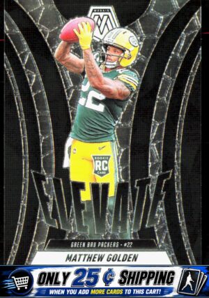 2025 Panini Mosaic #3 Matthew Golden Elevate