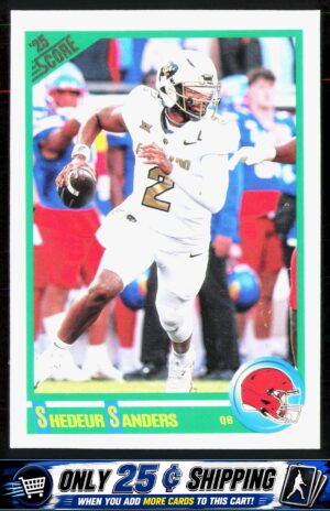 2025 Score #2 Shedeur Sanders Anniversary Rookies