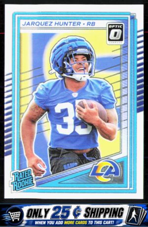 2025 Donruss Optic #292 Jarquez Hunter