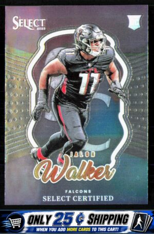 2025 Panini Select #9 Jalon Walker Select Certified Rookies