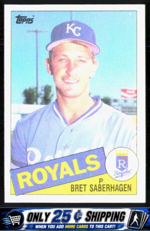 1985 Topps #23 Bret Saberhagen