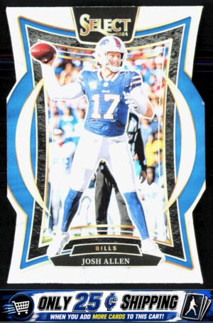2024 Panini Select #34 Josh Allen Silver Prizm Die Cut