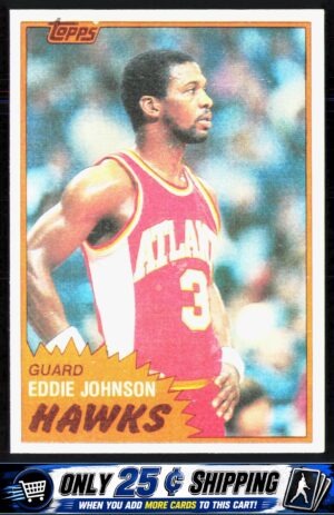 1981-82 Topps #E68 Eddie Johnson