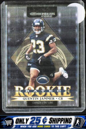 2002 Donruss #289 Quentin Jammer Stat Line Career #/190