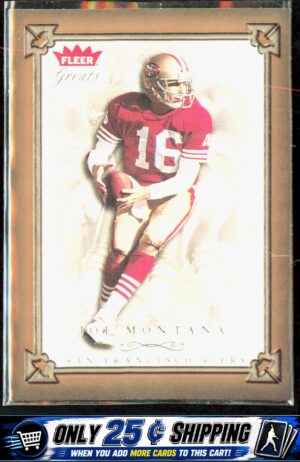 2004 Fleer Greats of the Game #6 Joe Montana